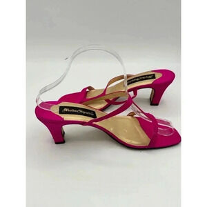 Moda Spana shoes pink open toe heels size 8 with 2 1/2" heel